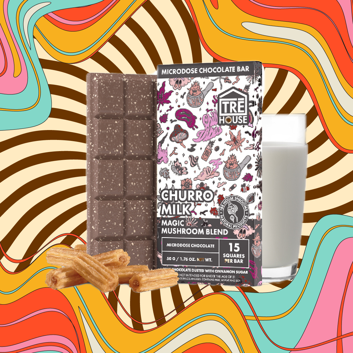 Magic Mushroom Chocolate Bar by TRE House