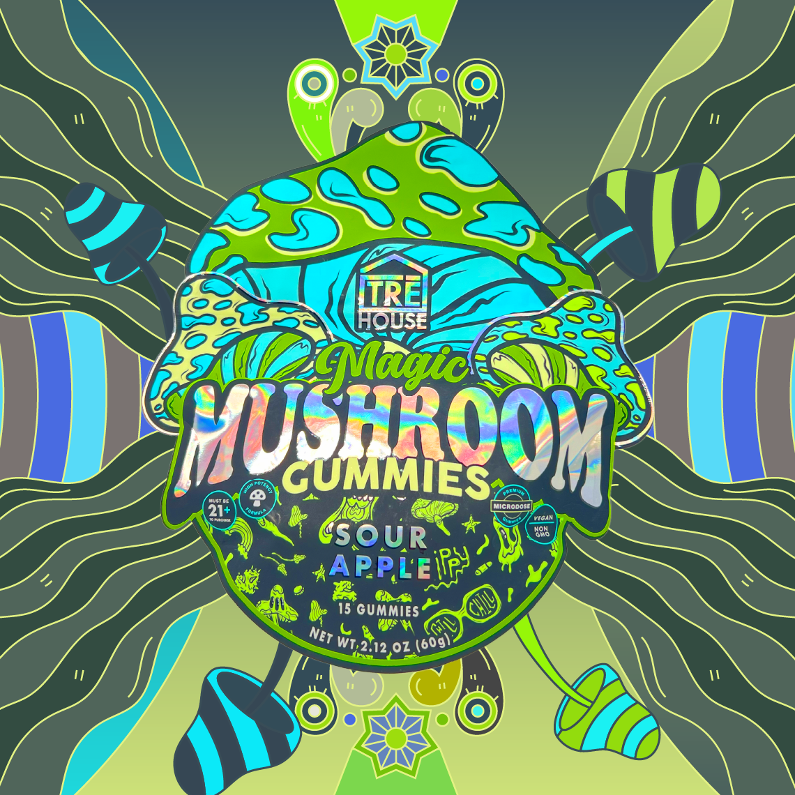 Magic Mushroom Gummies by TRE House