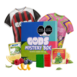 GODS Mystery Box — Colección Stickers y Playeras Fútbol