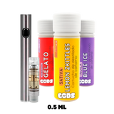 Bateria + Kart Wax 0.5 ml | Kit Completo 510 | Gods Beard Cult