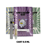 Bateria + Cartucho Wax 0.5 ml | Kit Completo 510 | Gods Beard Cult