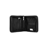 OZeta billetera de cuero para hombre compacta y elegante