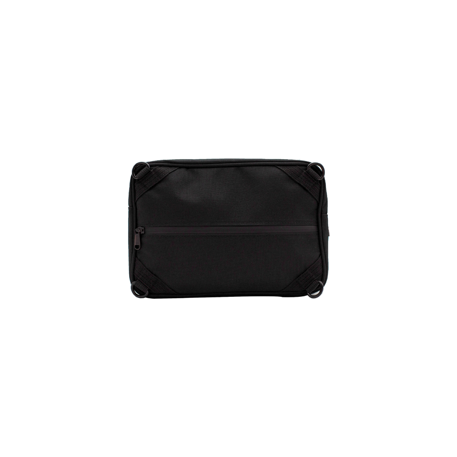 OZeta Chest Bag XL vista frontal bolso cruzado de pecho color negro