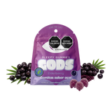 Gomitas D9 + CBN sabor Elderberry, pensadas para la noche.