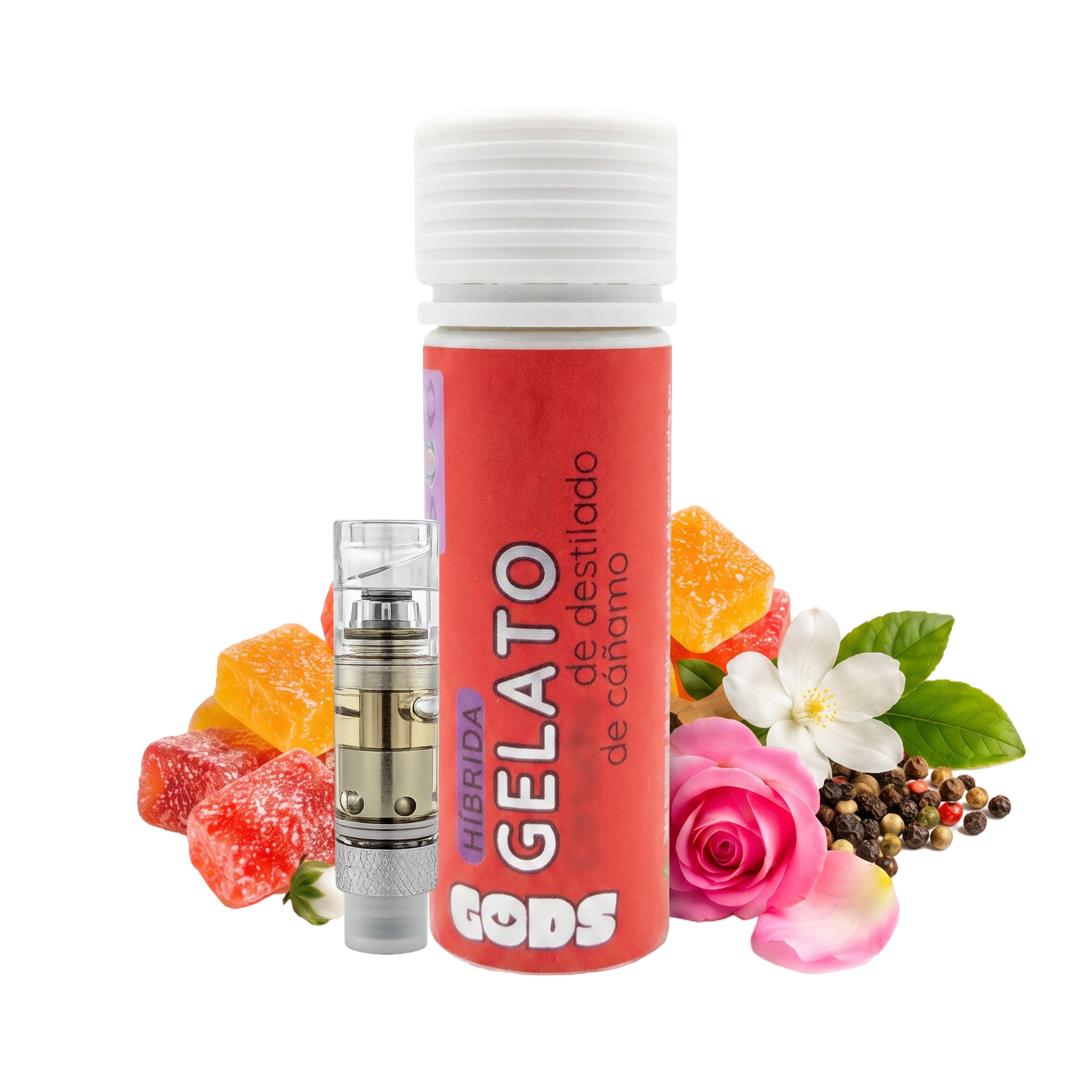 Gods Beard Cult | Wax 0.5mL | HHC + Live Resin + THCP | Pluma de Wax