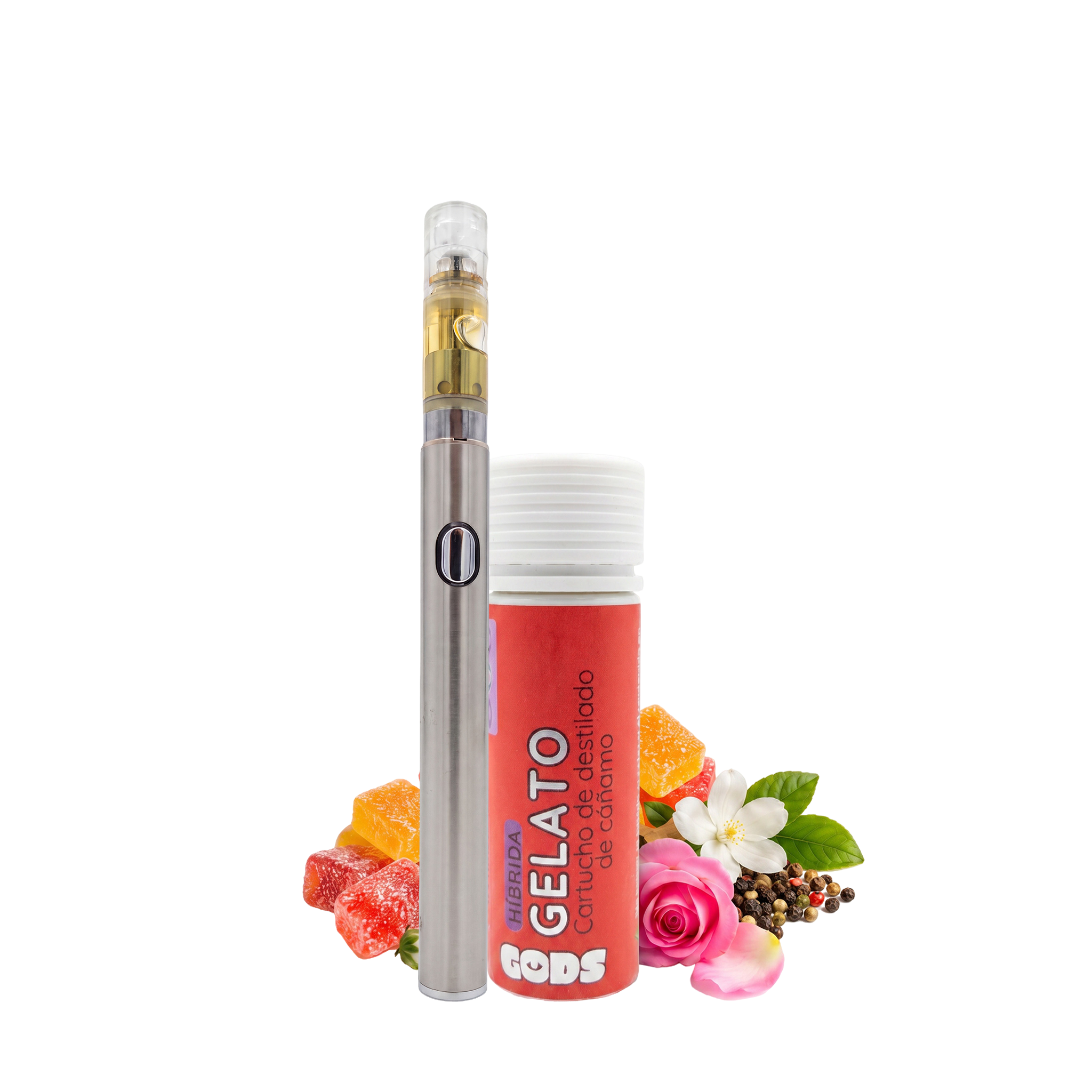 Bateria + Kart Wax 0.5 ml | Kit Completo 510 | Gods Beard Cult