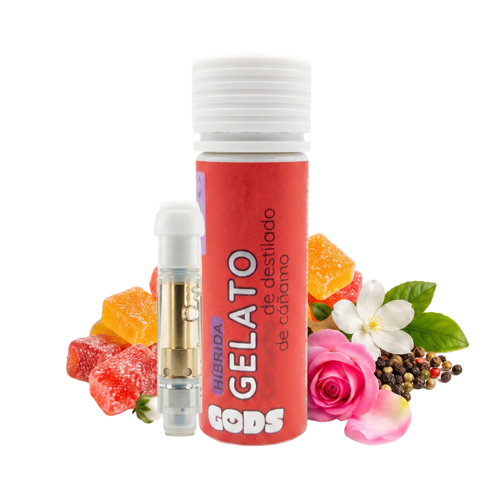Gods Beard Cult | Wax 1mL | HHC + Live Resin + THCP | Pluma de Wax