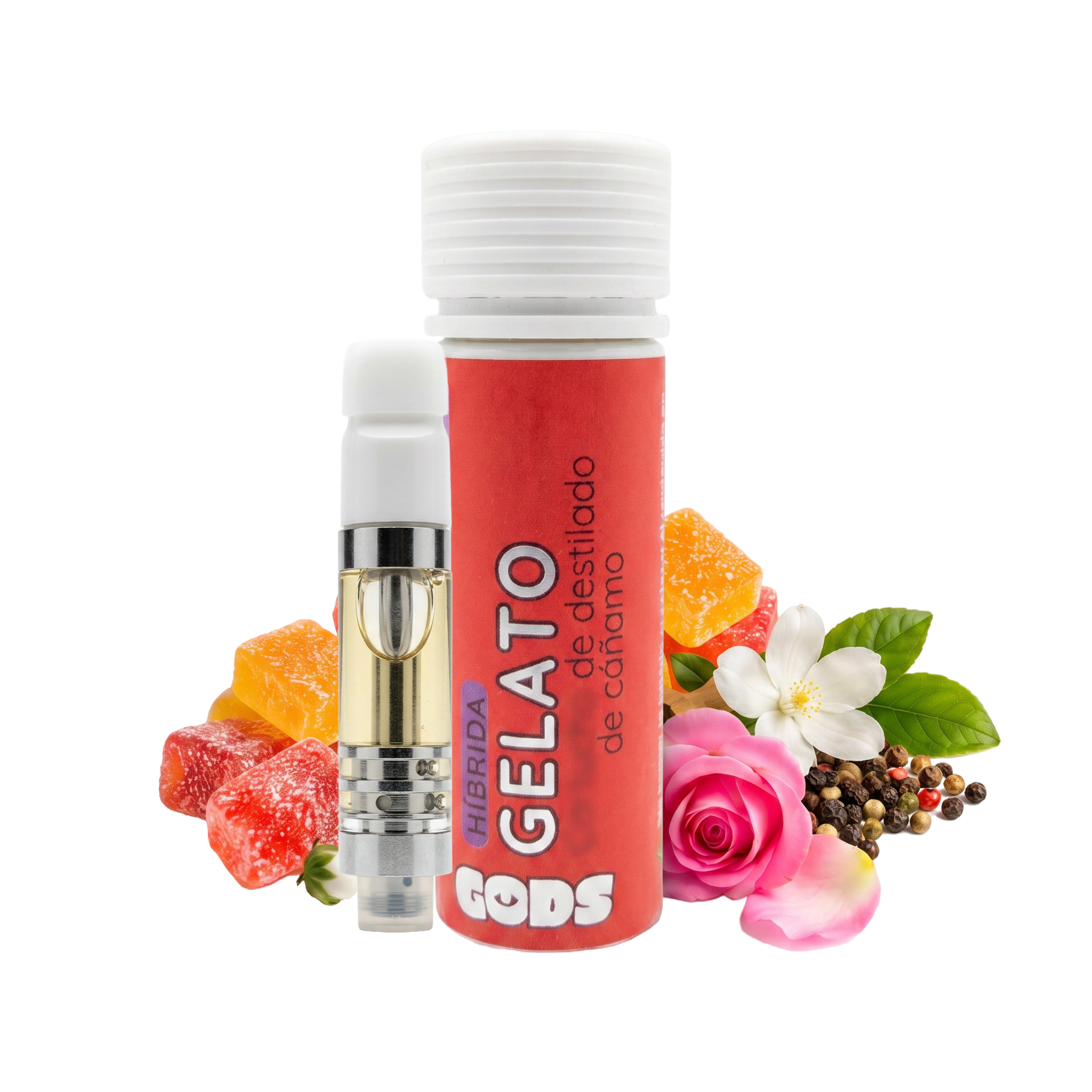 Gods Beard Cult | Wax 2mL | HHC + Live Resin + THCP | Pluma de Wax