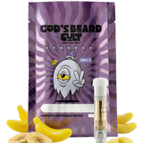 Cartucho 2 mL Banana Candy Indica – pluma de wax HHC + THCP Gods Beard Cult