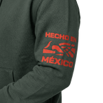 Capucha y cordones hoodie Gods Beard Cult — acabado y costuras calidad mexicana