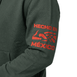 Capucha y cordones hoodie Gods Beard Cult — acabado y costuras calidad mexicana