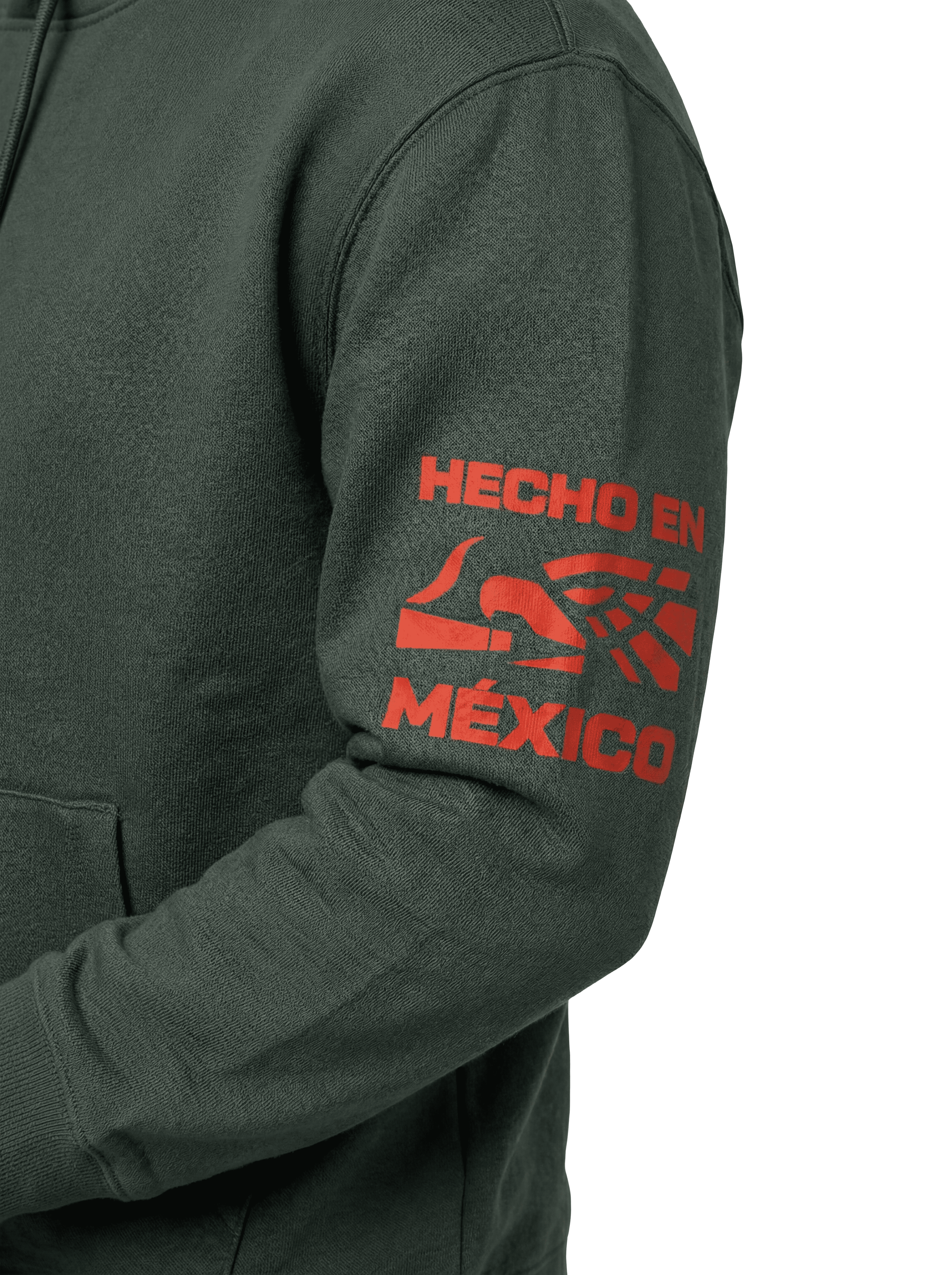 Capucha y cordones hoodie Gods Beard Cult — acabado y costuras calidad mexicana