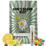 Cartucho Gods Beard Cult 1 mL HHC THCP conectado a batería 510