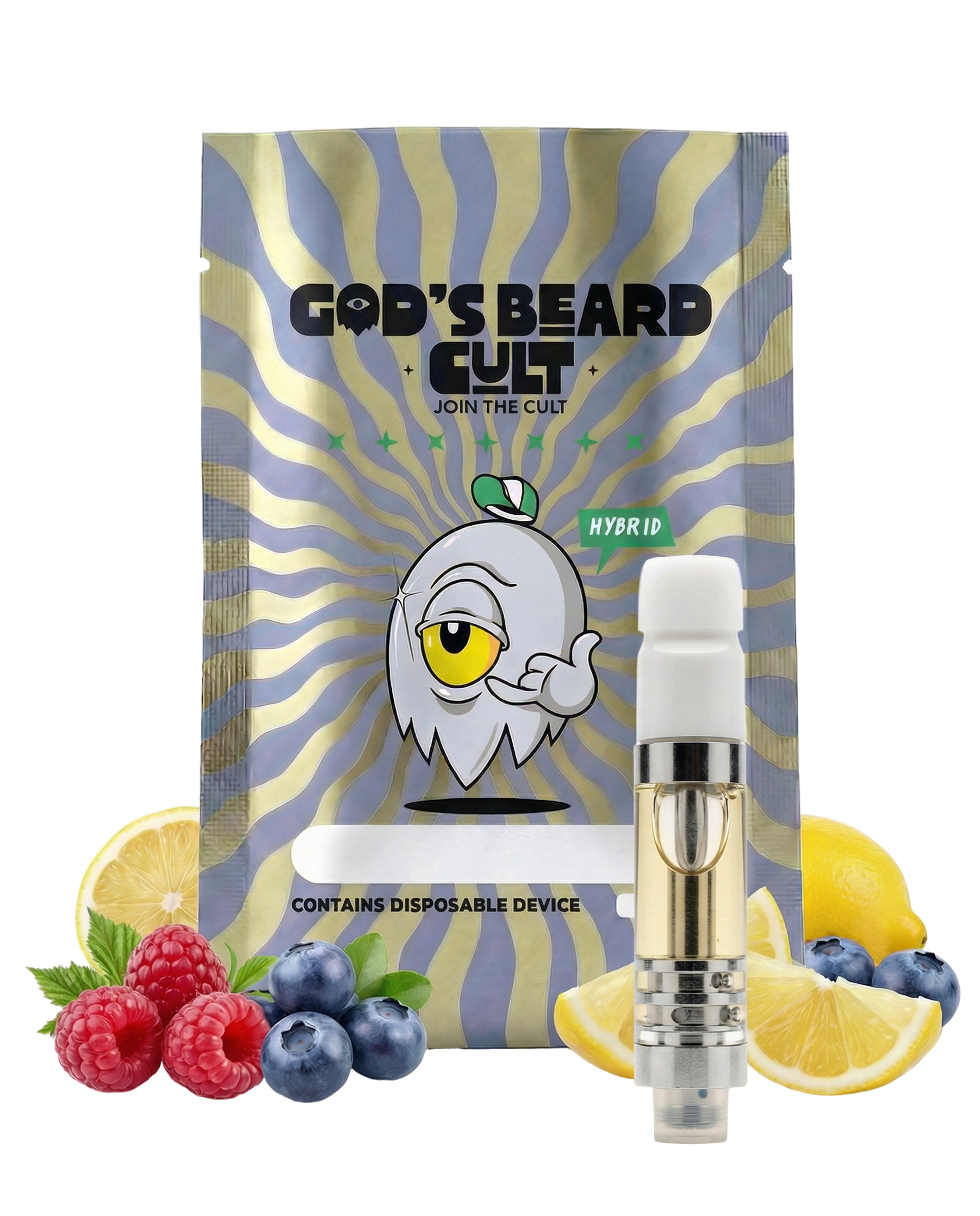 Cartucho cannabis 2 mL Blue Widow Híbrida – pluma 510 HHC Live Resin GBC