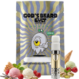 Cartucho 2 mL Gelato Híbrida – wax pen HHC Live Resin Gods Beard Cult