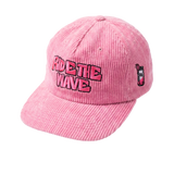 Gorra de Pana Rosa High Tide — Ride The Wave | Snapback Bordada