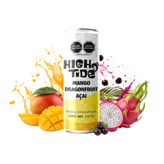 Lata de High Tide Social Tonic sabor Mango Dragonfruit Açai