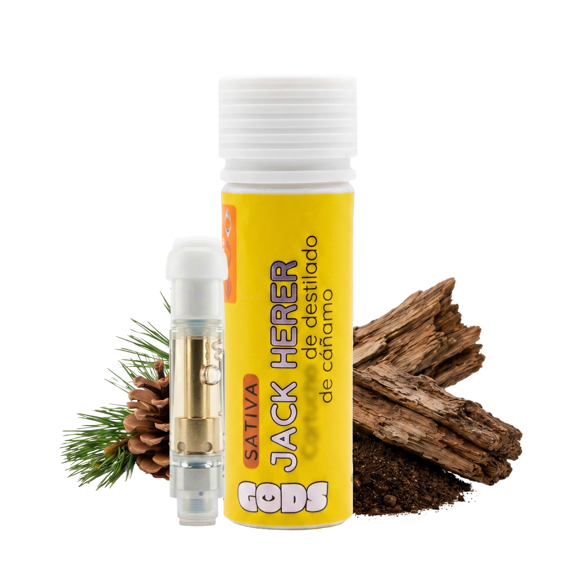Gods Beard Cult | Wax 1mL | HHC + Live Resin + THCP | Pluma de Wax