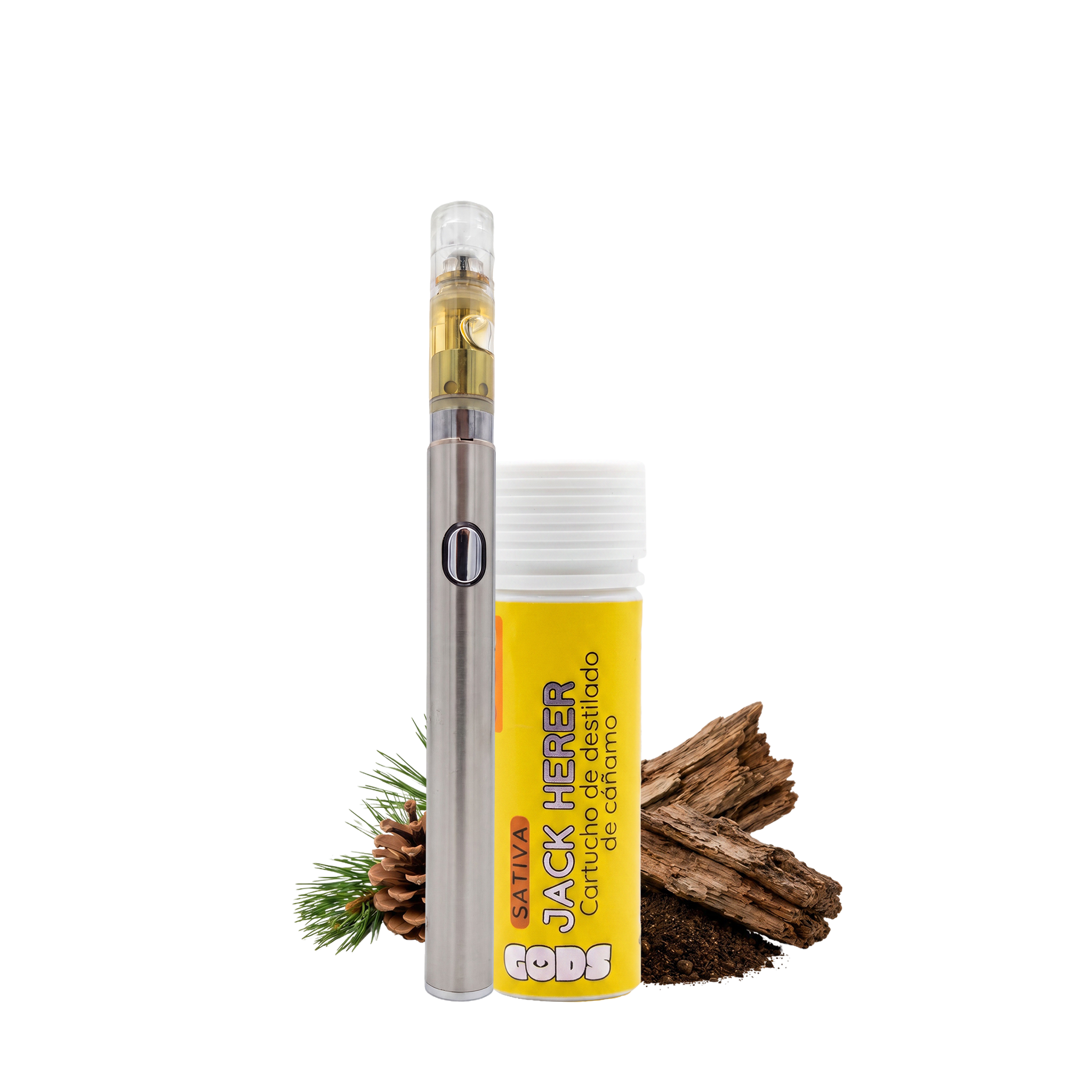 Bateria + Kart Wax 0.5 ml | Kit Completo 510 | Gods Beard Cult