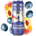 Moonwalk Blueberry Peach bebida con THC y hongos 355 mL — lata de frente