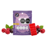 Gomitas Raspberry Açaí D9+HHC 100 mg — 1 pieza — GODS Classic