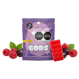 Gomitas Raspberry Açaí D9+HHC 100 mg — 1 pieza — GODS Classic
