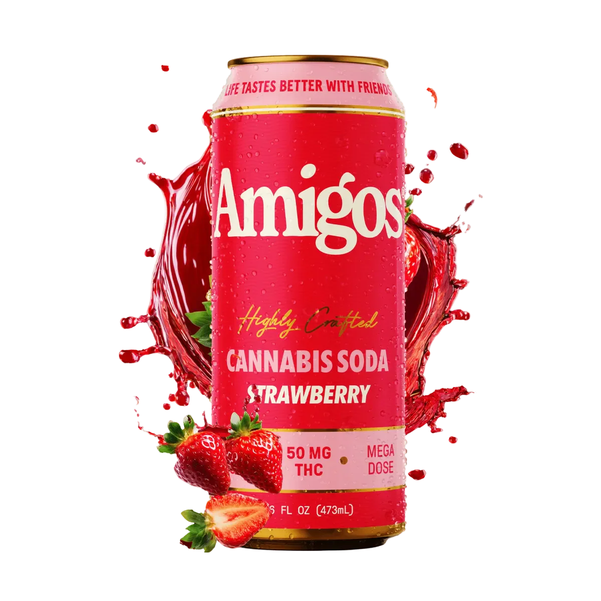 Amigos | Cannabis Soda Mega Dose | 50 mg