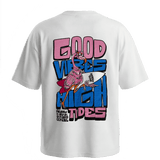 High Tide | Tee Oversize "Good Vibes High Tides" | 100% Algodón