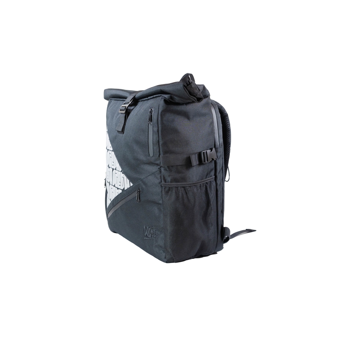 Mochila Roll-Up OZeta vista frontal diseño compacto y enrollable