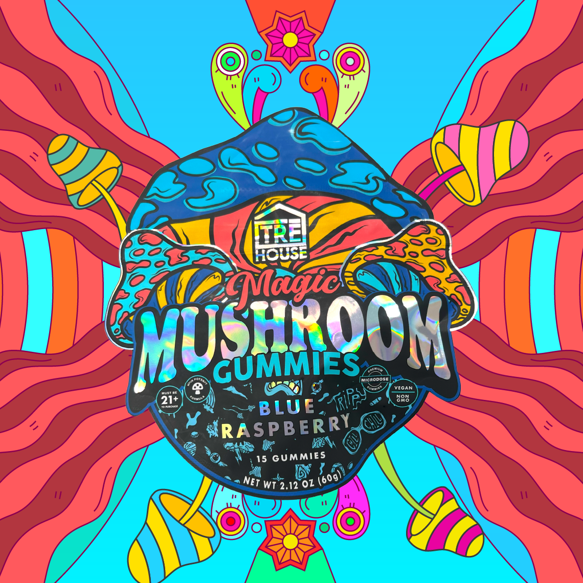 Magic Mushroom Gummies by TRE House